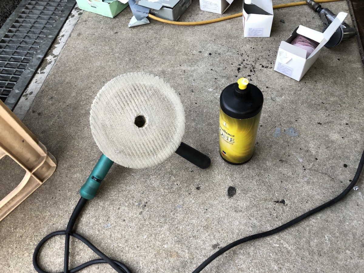 納車前 磨き仕上げ